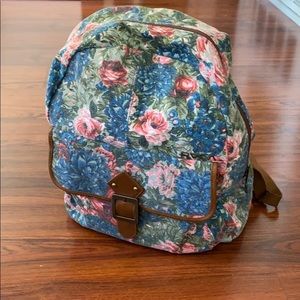 RVCA floral back pack